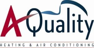 Logo that reads "A Quality Heating & Air Conditioning"